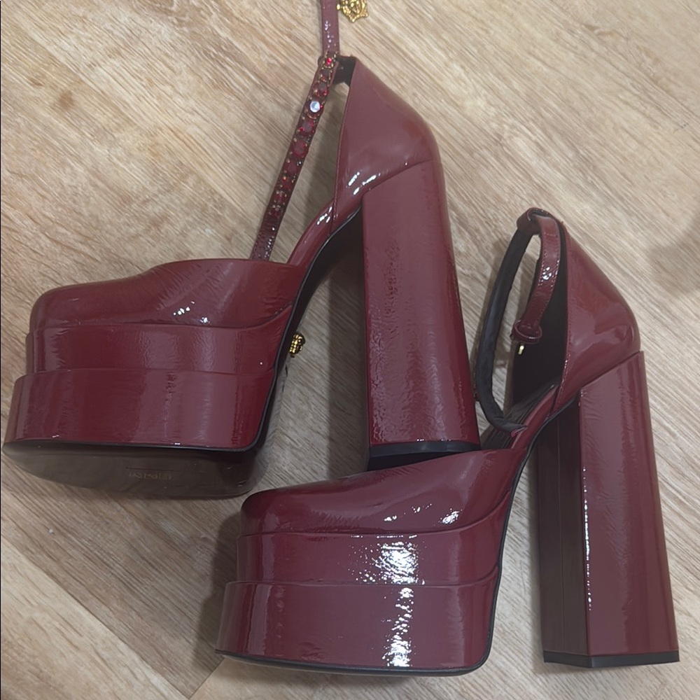 Versace Meduza Platform Heels